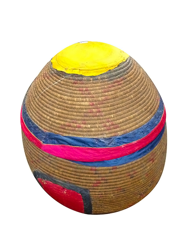 Panier  en osier - stockage de Riz - Origine Inde
