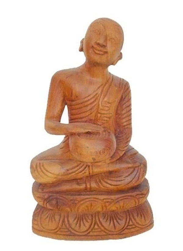 Seated monk